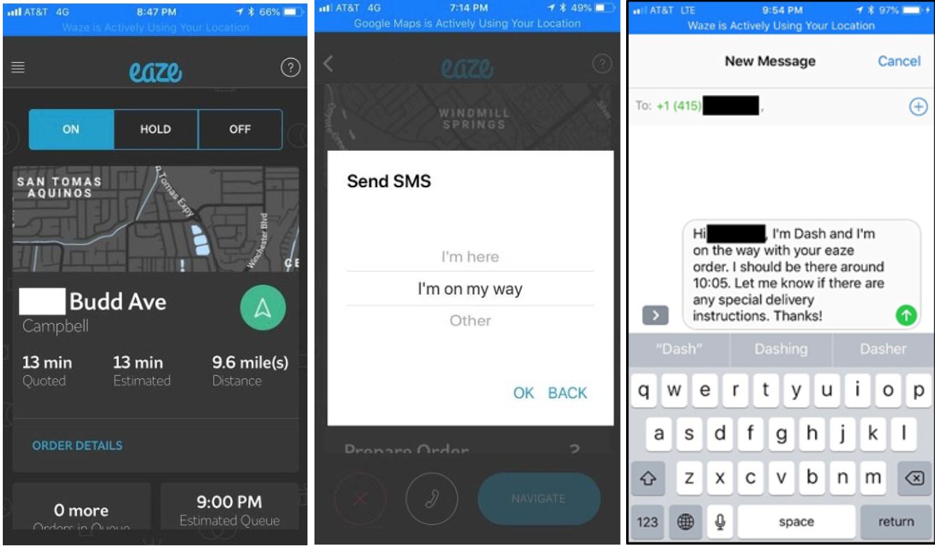 image of The eaze delivery process