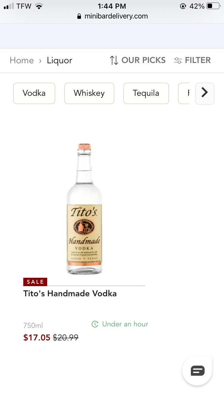 minibar delivery review