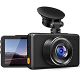 APEMAN Dash Cam 1080P FHD DVR Car Driving Recorder 3 Inch LCD Screen 170° Wide Angle, G-Sensor, WDR, Parking Monitor, Loop Recording, Motion Detection