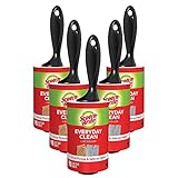 Scotch-Brite Lint Roller Value Pack, Sticky, 5 Rollers