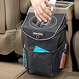 High Road StashAway Console and Headrest Car Trash Can with Lid