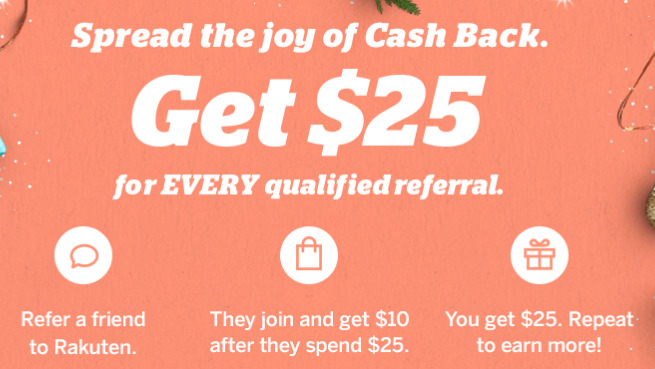 Use referral link https://therideshareguy.com/Rakuten to get started