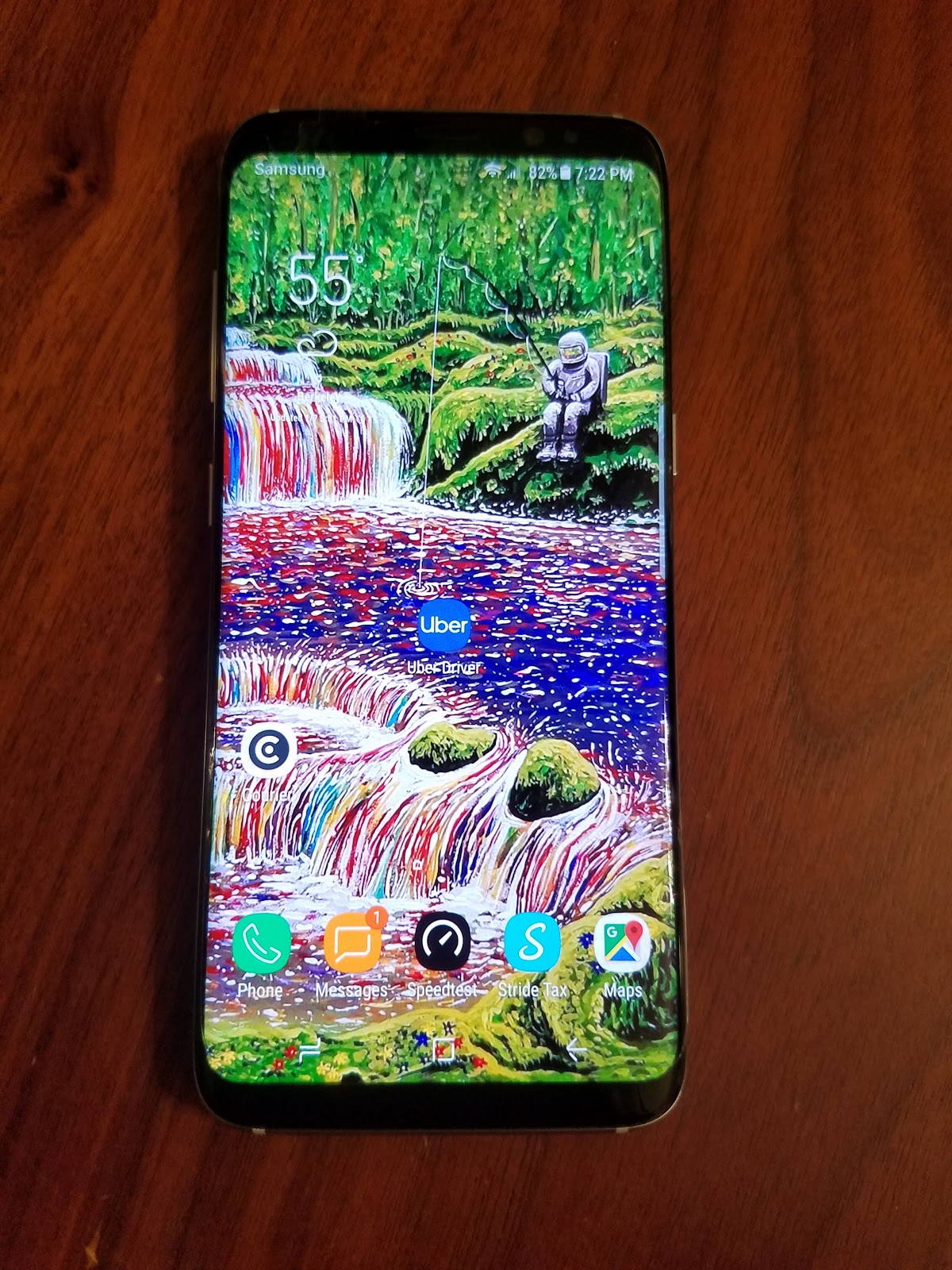 image of My Tello Phone setup for Uber & Caviar.