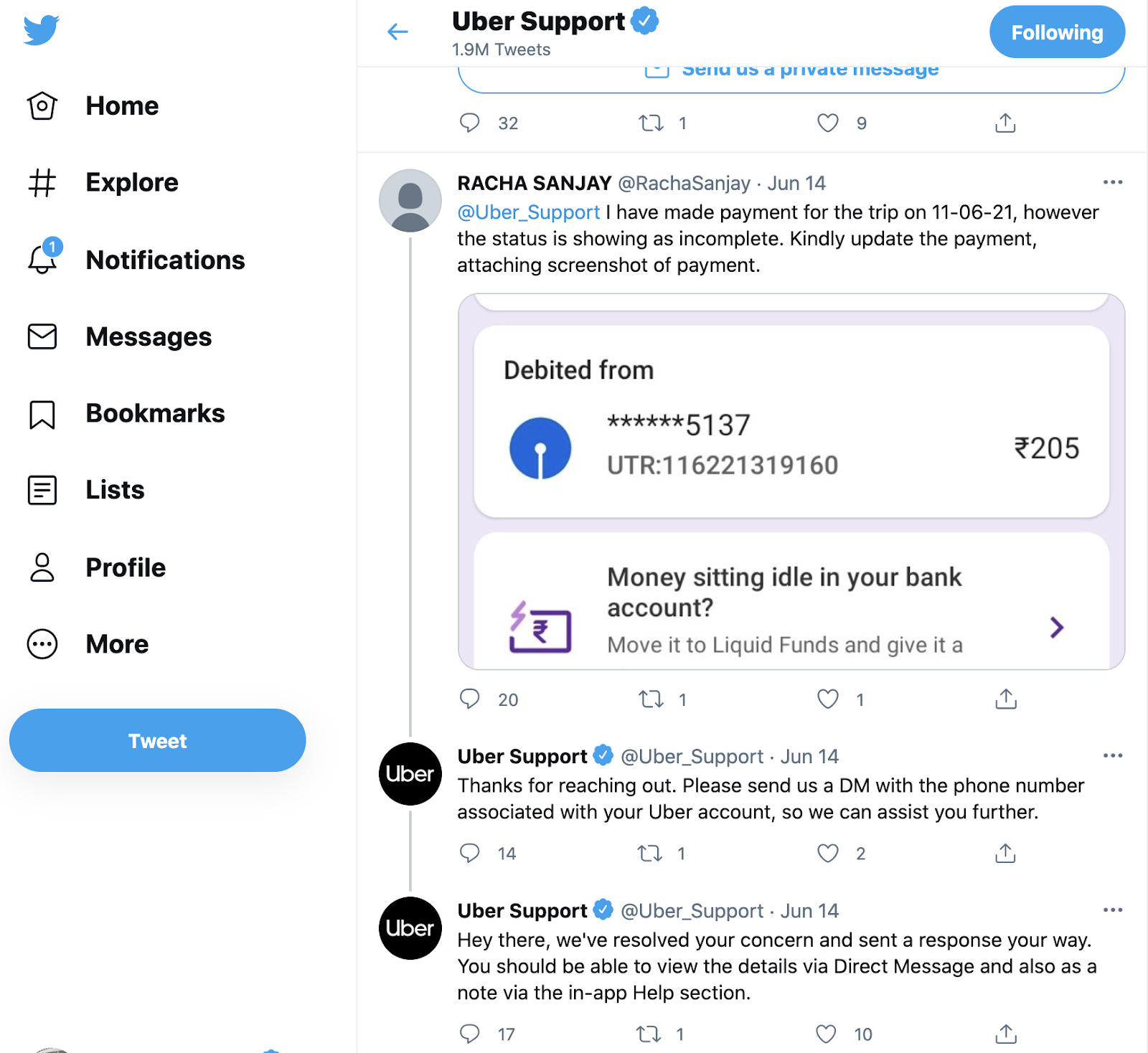 how to contact uber eats