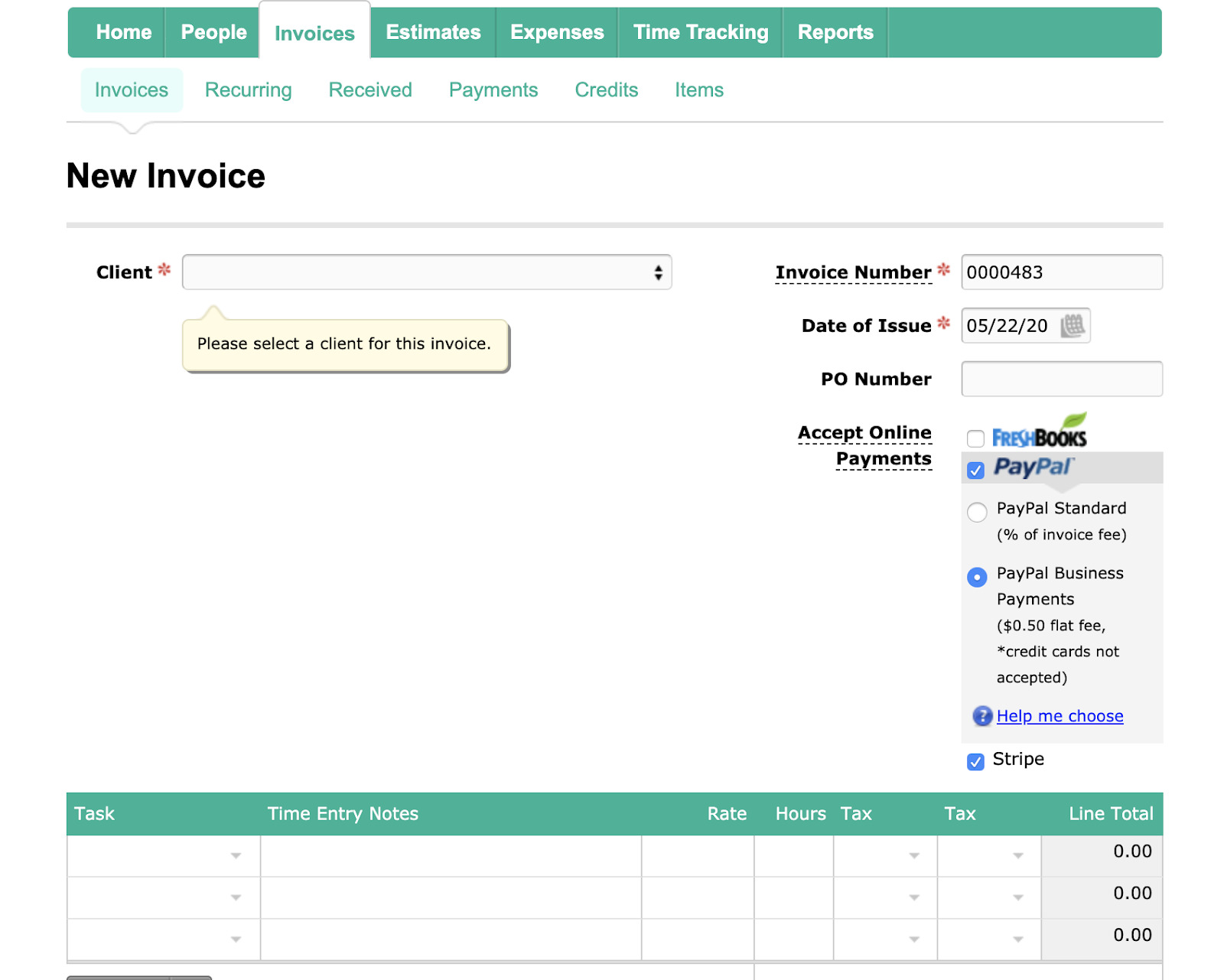 freshbooks review