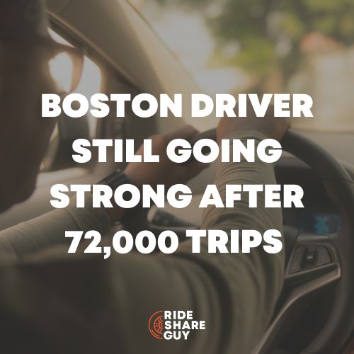 Boston Driver Still Going Strong After 72,000 Trips