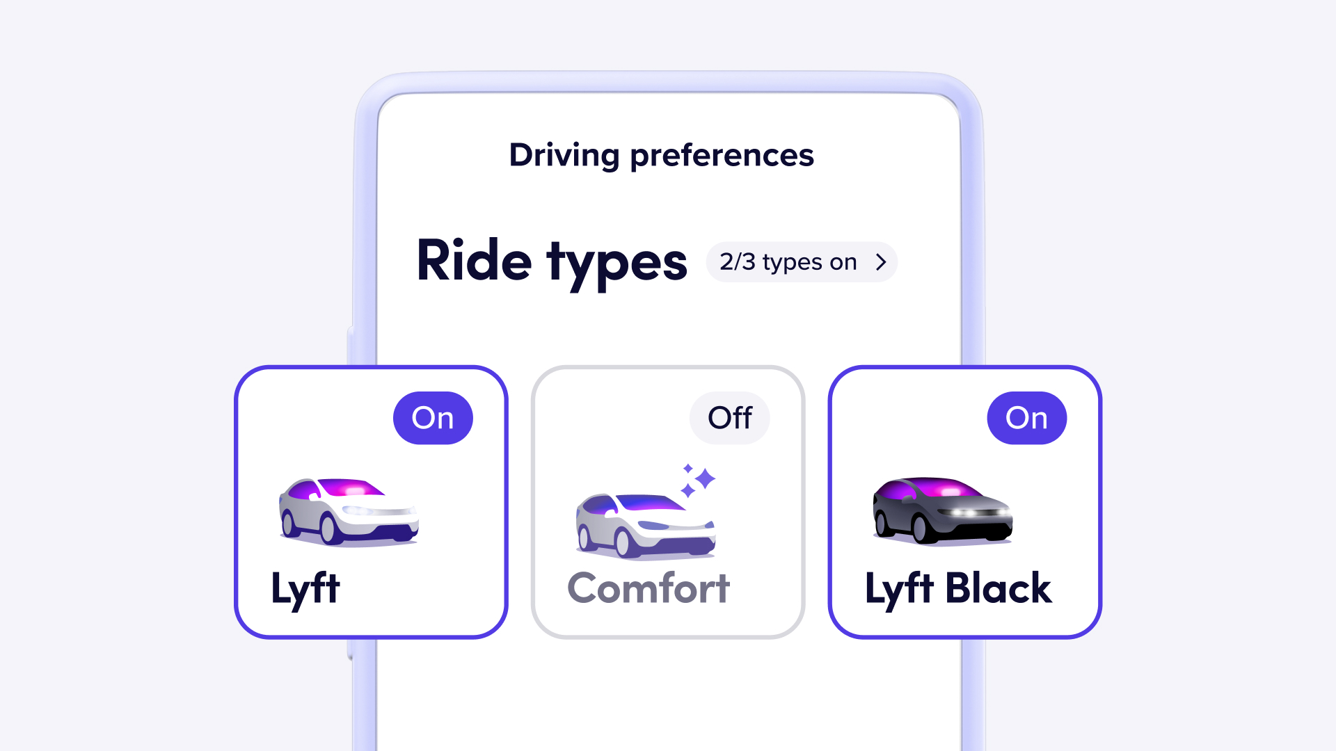 Choose Your Ride Types