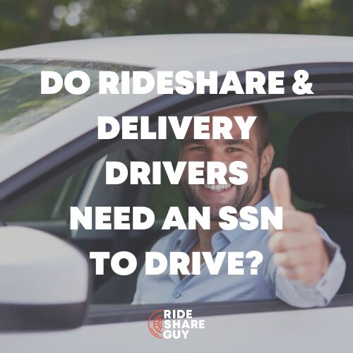 do gig workers need an ssn to drive