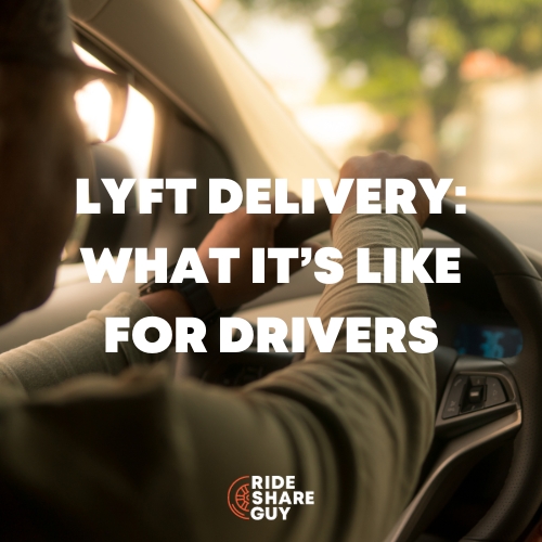 lyft delivery driver