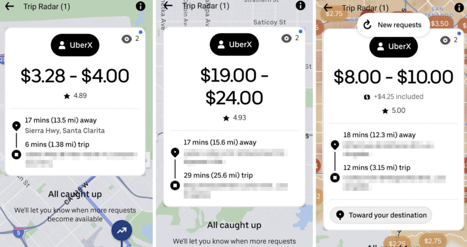 more of sergios offerings for uber trip radar