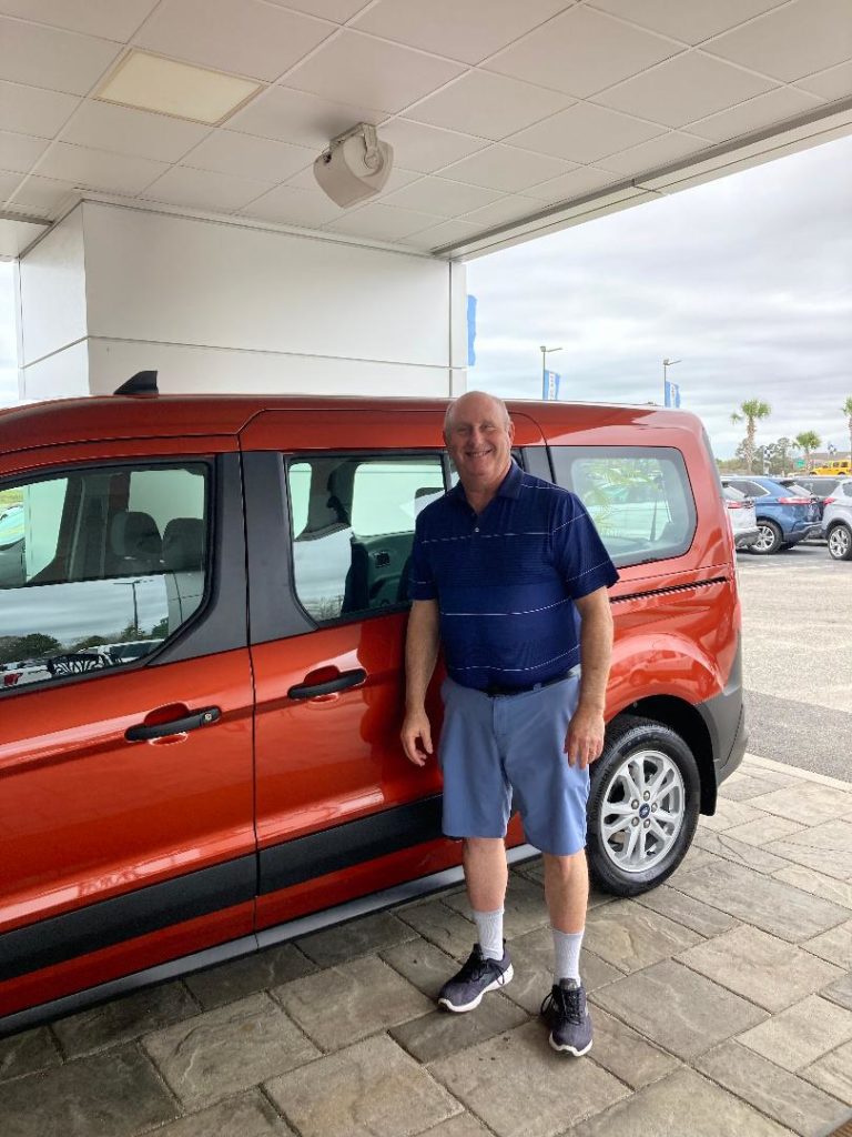 Jeff H. with his new car