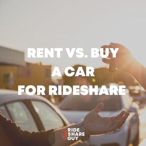 rent or buy a car for rideshare