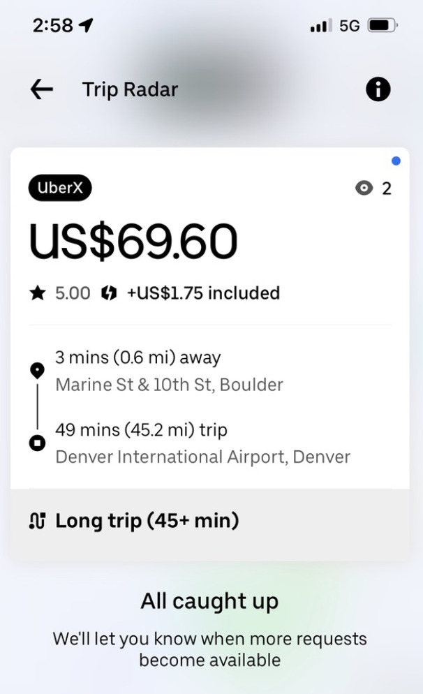 uber x driver pay
