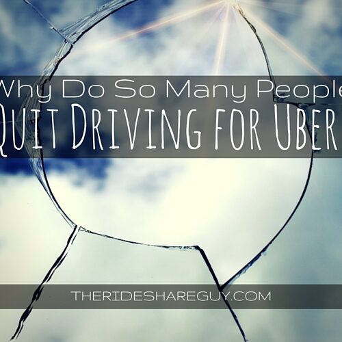 Driving for Uber seems like the ultimate flexible job, the pay is decent, so why would people quit driving for Uber? We analyze some reasons why.