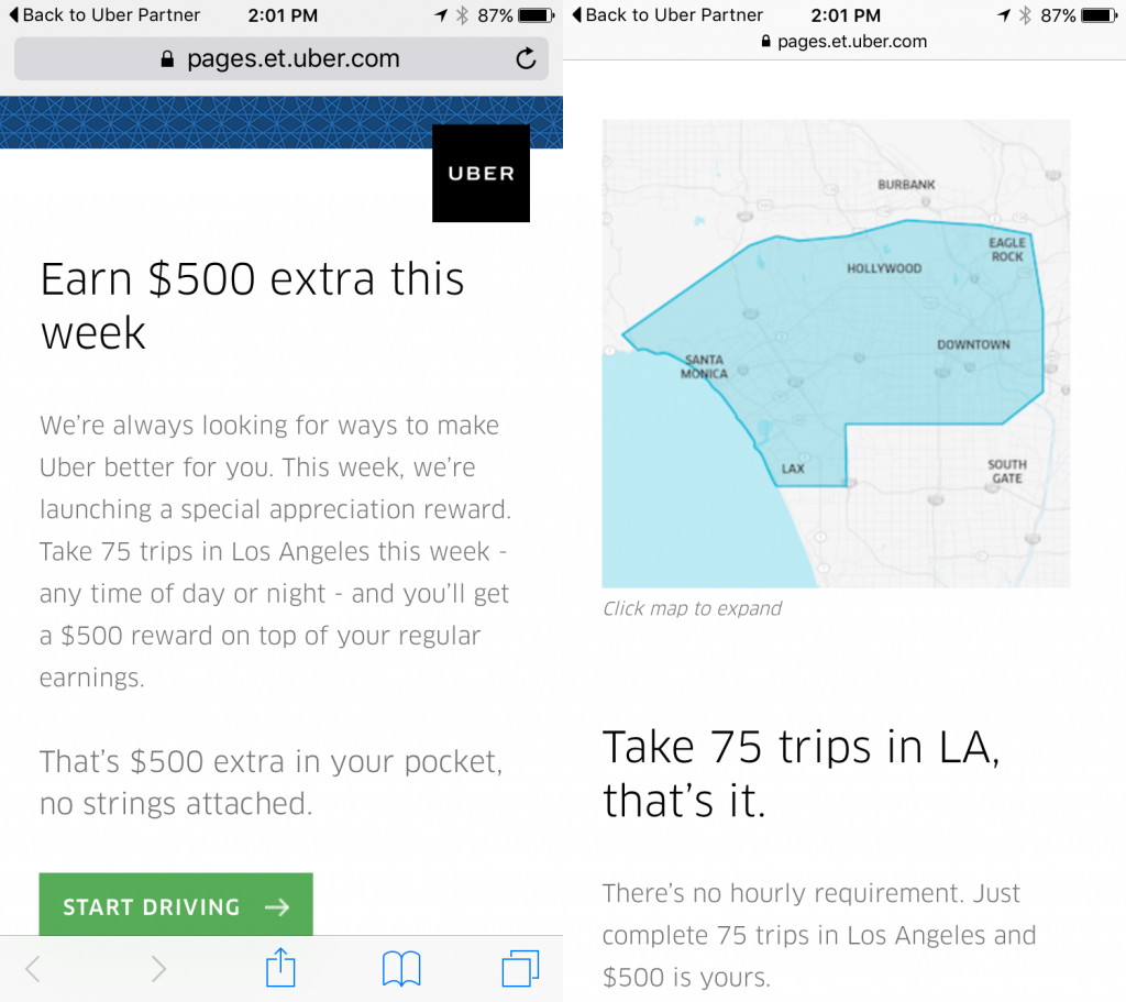 Uber Quest and Uber Boost