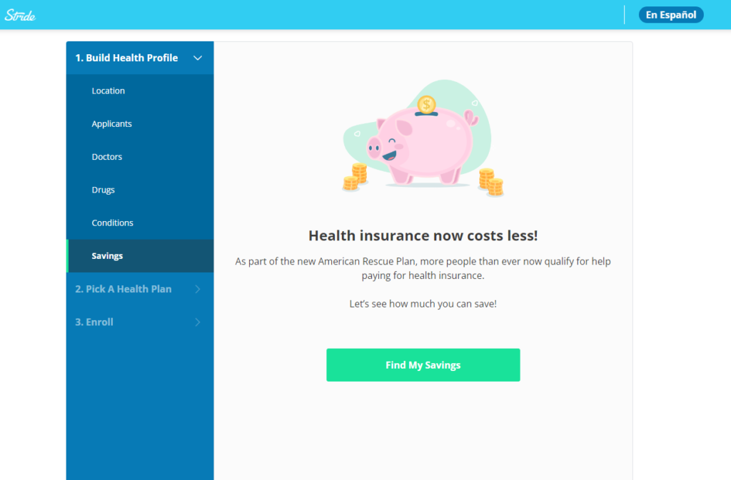 stride health insurance