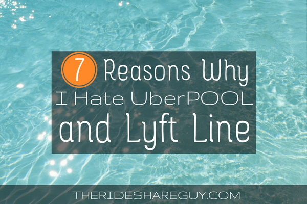 UberPOOL and Lyft Line are the worst, and here's why. Disagree (or agree) with me? Share your thoughts/questions on UberPOOL in the comments!