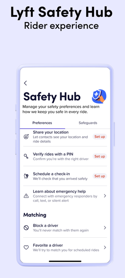 Lyft Introduces “Favorite Driver” Safety-First Design