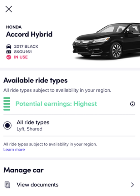 ride types